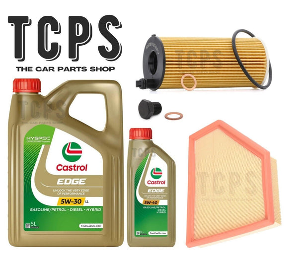 FITS BMW 420i COUPE 2.0 2020+ KIT WITH 6L CASTROL 7 OIL & AIR FILTERS WITH SUMP