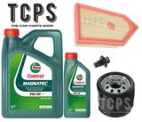 FOR FORD FIESTA MK8 1.0 MHEV REPLACEMENT 5L CASTROL OIL + OIL + AIR FILTERS