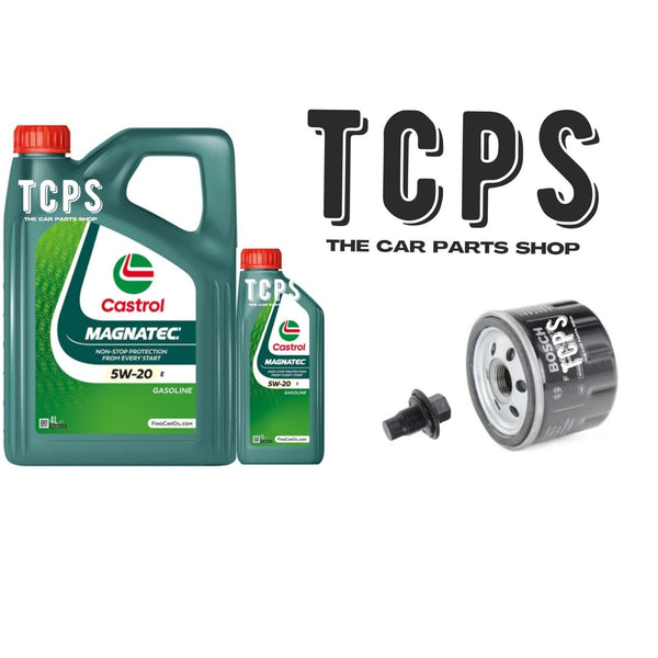 FITS FORD FIESTA MK8 1.0 MHEV 2017+ BOSCH OIL FILTER WITH 5L CASTROL MOTOR OIL