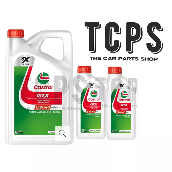 FITS ISUZU RODEO TFS 3.0 TD 2002+ 7L PREMIUM CASTROL GTX 15W40 A3/B3 ENGINE OIL