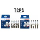 FOR AUDI S4 8E5 4.2 2003+ EIGHT PREMIUM BOSCH SPARK PLUGS