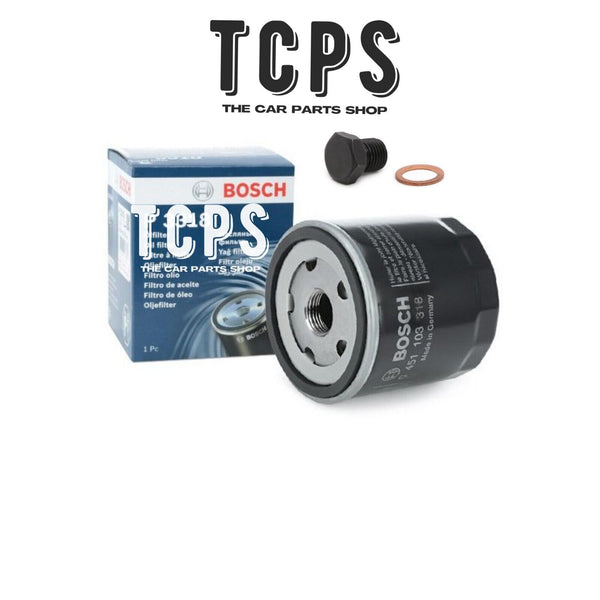 FOR AUDI Q2 1.5 TFSI 2016+ BOSCH OIL FILTER WITH SUMP PLUG
