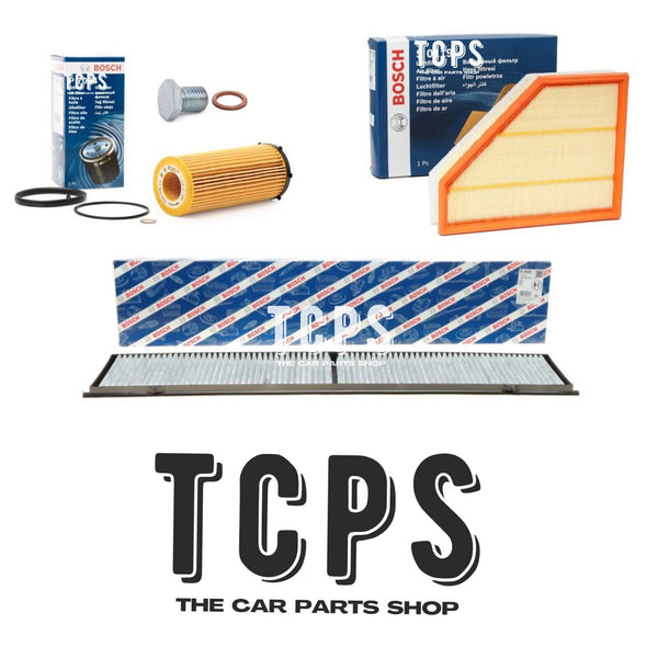FITS BMW 330d  E92 3.0 2006+ BOSCH OIL AIR CABIN SERVICE KIT WITH SUMP PLUG