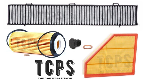 FOR BMW 330D E92 3.0 SERVICE REPLACEMENT OIL + AIR + CABIN FILTERS + SUMP