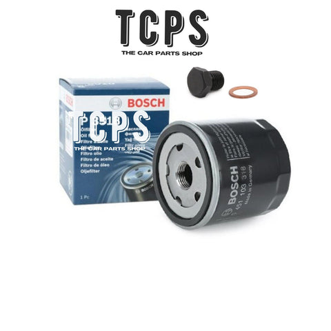 FOR SEAT LEON MK4 1.4 TSI PHEV REPLACEMENT BOSCH OIL FILTER WITH SUMP PLUG