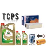 FITS MERCEDES CLS250 2.2 CDI 2010-17 BOSCH OIL AND AIR FILTER & 7L CASTROL OIL