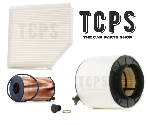 FOR AUDI A5 MK1 COUPE 3.0 TDI V6 8T SERVICE KIT INC OIL & AIR & CABIN FILTERS