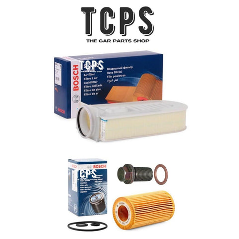 FITS MERCEDES CLS250 2.2 CDI 2010-17 BOSCH OIL FILTER AIR FILTER WITH SUMP PLUG