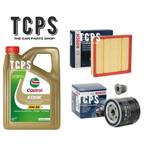 FOR MERCEDES B180 1.5 CDI 2011-18 BOSCH OIL FILTER AIR FILTER 5L CASTROL OIL