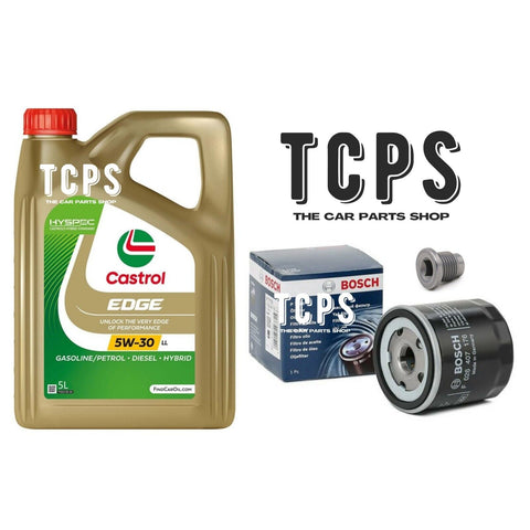 FOR MERCEDES B180 1.5 CDI 2011-18 BOSCH OIL FILTER WITH 5L CASTROL MOTOR OIL