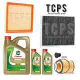 FOR BMW M135i F20 2012-15 SERVICE KIT 7L CASTROL & OIL & AIR & CABIN FILTERS
