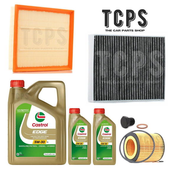 FOR BMW M135i F20 2012-15 SERVICE KIT 7L CASTROL & OIL & AIR & CABIN FILTERS