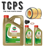 FOR BMW M135i F20 2012-15 REPLACEMENT 7L CASTROL OIL +  OIL FILTER + SUMP PLUG