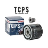 FOR MERCEDES B180 1.5 CDI 2011-18 PREMIUM BOSCH OIL FILTER WITH SUMP PLUG