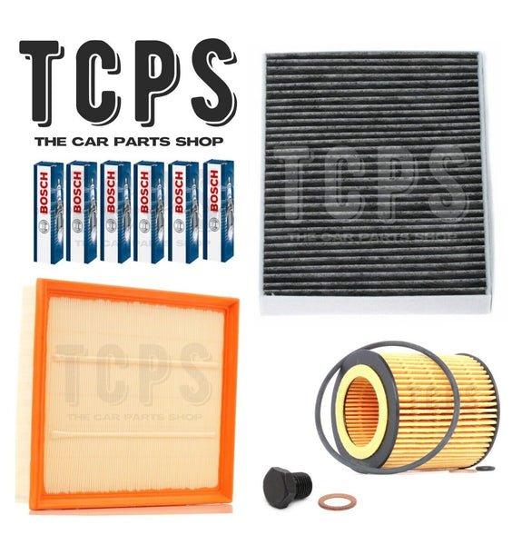 FOR BMW M135i F20 2012-15 REPLACEMENT FILTER KIT WITH SPARK PLUGS & SUMP PLUG