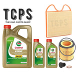 FOR BMW 335i 3.0 E92 REPLACEMENT 7L CASTROL OIL & OIL & AIR FILTERS & SUMP PLUG