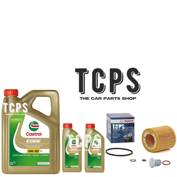 FOR BMW 335i E92 3.0 PETROL 2014-13 BOSCH OIL FILTER WITH 7L CASTROL MOTOR OIL
