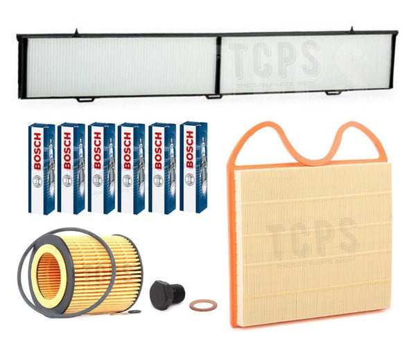 FOR BMW 335i 3.0 E92 COMPLETE FILTER REPLACEMENT KIT WITH SPARK PUGS & SUMP PLUG