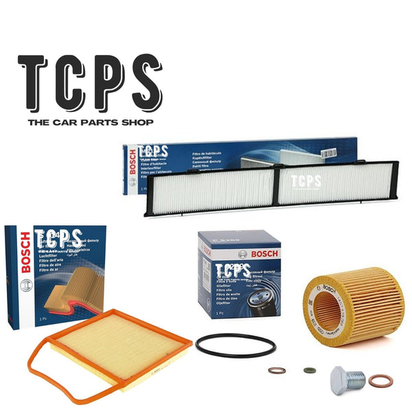 FOR BMW 335i E92 3.0 PETROL 2014-13 BOSCH OIL AIR CABIN FILTERS SERVICE KIT