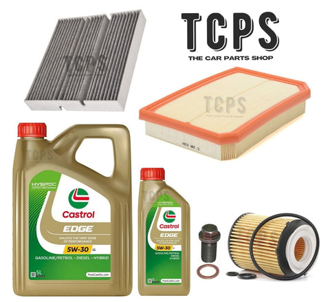 FOR MERCEDES A35 AMG W177 2.0 2018+ REPLACEMENT 6L CASTROL OIL & ALL FILTERS