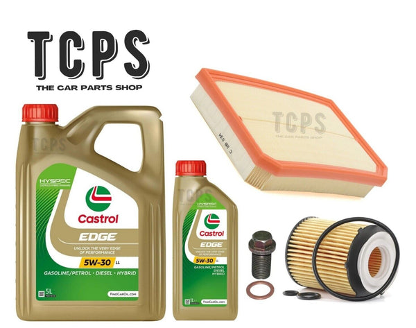FOR MERCEDES A35 AMG W177 2.0 2018+ 6L CASTROL OIL & OIL & AIR FILTERS & SUMP PL