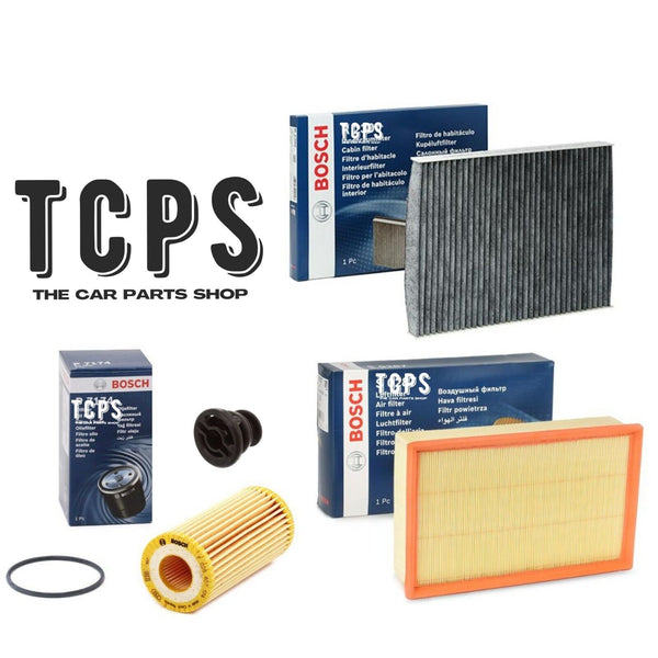 TO FIT AUDI TT 2.0 TFSI MK3 8S 2014+ BOSCH OIL AIR CABIN FILTERS AND SUMP PLUG