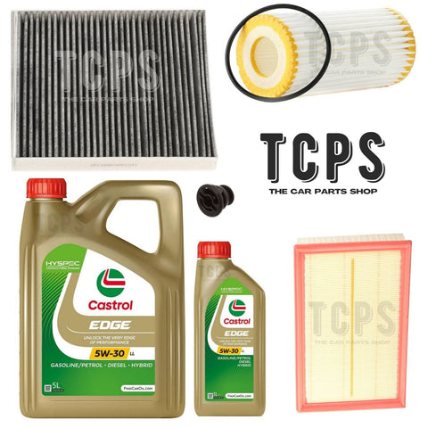 FOR AUDI TT 2.0 TFSI MK3 8S REPLACEMENT SERVICE KIT 6L CASTROL & FILTERS & SUMP