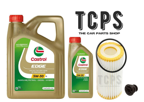 FOR AUDI TT 2.0 TFSI MK3 8S REPLACEMENT 6L CASTROL OIL WITH OIL FILTER + SUMP PL