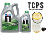 FOR VW GOLF 2.0 GTI CLUBSPORT CD 2019+ REPLACEMENT 6L MOBIL 1 OIL + OIL FILTER