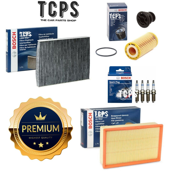 FITS SEAT LEON FR MK3 1.8 TFSI 2012+ BOSCH FILTER ONLY SERVICE KIT & SPARK PLUGS