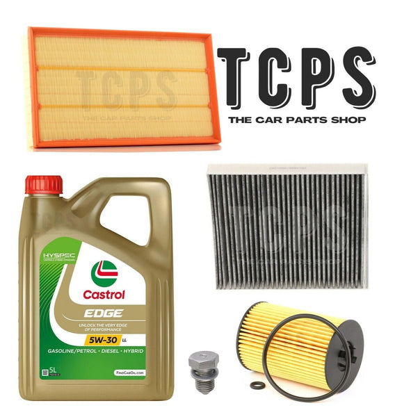 FOR VW TIGUAN MK2 AD 2.0 TDI 2016+ KIT 5L CASTROL & OIL & AIR & CABIN FITERS