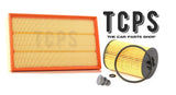 FOR VW TIGUAN MK2 AD 2.0 TDI 2016+ SERVICE KIT WITH OIL AND AIR FILTERS + SUMP