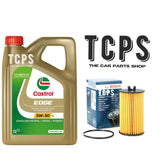 FOR VAUXHALL ASTRA MK5 CARAVAN 1.6 2004+ 5L CASTROL OIL & BOSCH OIL FILTER