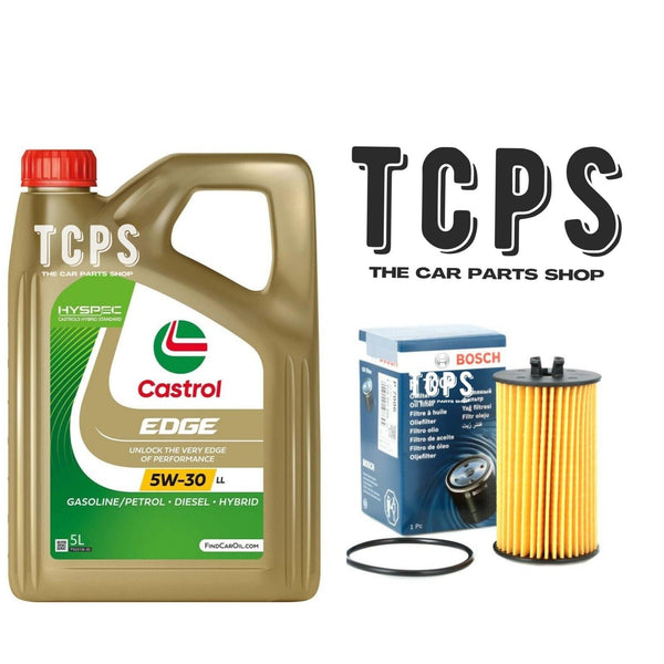 FOR VAUXHALL ASTRA MK5 CARAVAN 1.6 2004+ 5L CASTROL OIL & BOSCH OIL FILTER