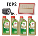 FOR VW POLO LIFE MK6 1.0 SERVICE KIT 4L CASTROL OIL +OIL + AIR FILTERS + SUMP PL