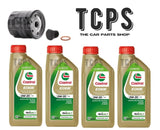 FOR VW POLO LIFE MK6 1.0 4L REPLACEMENT 4L CASTROL OIL & OIL FILTER & SUMP PLUG