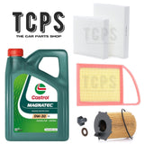 FOR CITROEN DS3 1.6 HDI MK1 A55 SERVICE 4L CASTROL & OIL & AIR & CABIN FILTERS