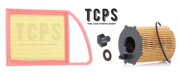 FOR CITROEN DS3 1.6 HDI MK1 A55 REPLACEMENT OIL & AIR FILTER KIT WITH SUMP PLUG
