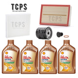 FOR VW POLO MPI MK6 1.0 FULL SERVICE KIT 4L SHELL OIL & ALL FILTERS & SUMP PL