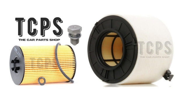 FOR AUDI A4 MK4 2.0 TDI B8 REPLACEMENT OIL FILTER AND AIR FILTER PACK WITH SUMP