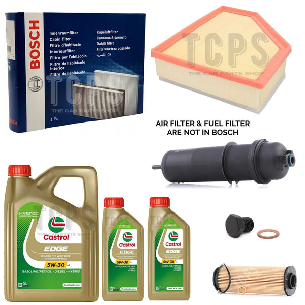 FOR BMW 3 SERIES 330D M SPORT G20 FULL SERVICE KIT WITH 7L CASTROL EDGE