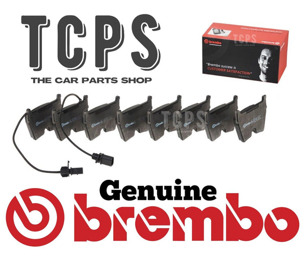 FOR AUDI RS4 AVANT 4.2 FSI MK4 BREMBO FRONT BRAKE PADS WITH SENSORS