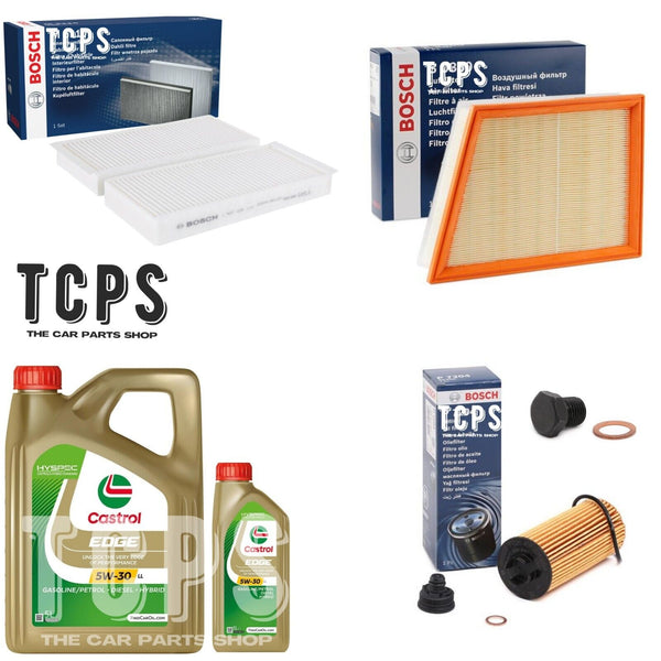 FOR MINI COOPER COUNTRYMAN F60 2.0 BOSCH OIL AIR CABIN FILTERS & 6L CASTROL OIL