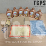 FOR VW T-ROC 2.0 R 4MOTION 2019+ GENUINE SERVICE KIT 6L SHELL 0W-20 & 3 FILTERS