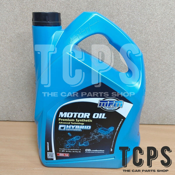 5 LITRES MPM HIGH QUALITY 0W16 HYBRID ENGINE OIL 0W-16 BRAND NEW FAST DELIVERY