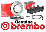 FOR BMW 328i MSPORT F30 BREMBO FRONT DISCS 370MM & BREMBO PADS + SENSOR