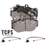 FOR PORSCHE CAYENNE TURBO S 4.2 V8 P9A PAGID FRONT BRAKE PADS AND 2 SENSORS