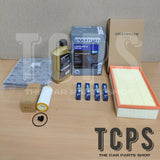 FOR AUDI S3 2.0 TFSI 8V OEM FULL GENUINE SERVICE KIT 6L QUANTUM + BOSCH PLUGS X4