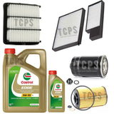 FITS KIA PROCEED 1.6 CRDi 2007+ FULL SERVICE KIT INC 6L CASTROL & ALL FILTERS