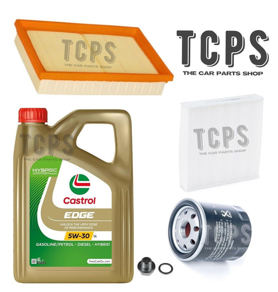FOR SUZUKI SWIFT MK2 RS41 1.3 FULL SERVICE KIT 4L CASTROL OIL + ALL FILTERS